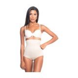 Emay Kadın Ten Rengi Lazer Kesim Slip Korse, Bej, M