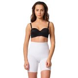 Emay Kadın Toparlayıcı Lazer Kesim Boxer Korse, BEYAZ, 3XL