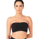 Emay Seamless Straplez Pedli Sporcu Bustiyer 4022 Siyah