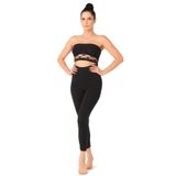 EMAY Siyah Seamless Dikişsiz Kadın Toparlayıcı Korse Tayt E-m-a-y, S, DC3810-869SL00019650