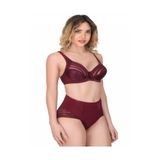 Emay Toparlayıcı Sütyen Külot Takım Bordo 177b, Bordo, Standart