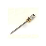 EmAyCenter 2 adet N20 6v 500rmp 12mm Redüktörlü Dc Motor Vidalı Uzun Mil M4 Vida
