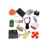 EmAyCenter Okul Güneş Paneli, Duy, Anahtar, Su Motoru, Pil, Redüktörlü Dinamo Motor Full Set Deney Seti - 7