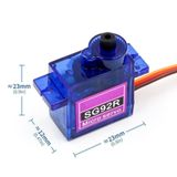 EmAyCenter SG92R 2.5kg 4.8V Mikro Servo Motor RC Uçak, RC Araba
