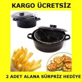 Emaye Fritöz Kızartma Tenceresi