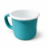 Emaye Kupa, Yeşil, 9 cm Çap, 8 cm Yükseklik, 1 Adet