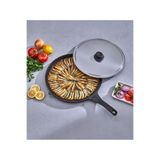 Emaye Market Döküm Granit Kapaklı Balık-Gözleme-Bazlama Tavası 34 cm