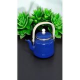 Emaye Market Emaye Kahve Demlik 1 Litre Suluk Kettle Bitki Çaydanlık Lacivert Vintage Nostalji