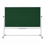 Emaye Yüzey 360° Dönerli Mobil Yazı Tahtası 120X200cm Yeşil