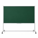 Emaye Yüzey Mobil Yazı Tahtası 120X200cm Yeşil