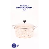 EMAYlab Black Cupid Emaye Fritöz/Kızartma Tenceresi
