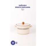 Emaylab Mood Emaye 18 cm Fırın Tenceresi