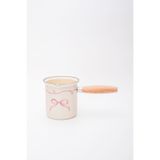 EMAYlab Rebel Bow Ahşap Saplı Emaye Cezve (500ml - 6 Kişilik)