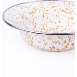 Emaylab Speckles Çukur Makarna ve Salata Tabağı 24CM - Hardal