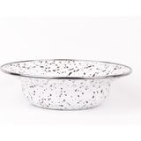 Emaylab Speckles Çukur Makarna ve Salata Tabağı 24CM - Kahverengi