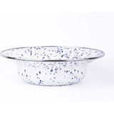 Emaylab Speckles Çukur Makarna ve Salata Tabağı 24CM - Lacivert