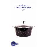 Emaylab Star Emaye 24 cm Yıldız Desenli Fritöz Tenceresi