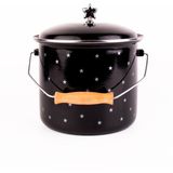Emaylab Star Emaye Bakraç 20 cm 3litre - Siyah