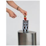 EmaylabxPeppythings Berry Emaye 4’lü Kapaklı Kase Çerezlik, Kahvaltılık,Sunumluk Seti 8cm 200 ml