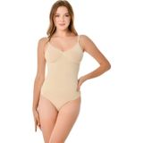 Emba Butik Ayarlanabilir Askılı Alttan Çıtçıtlı Slip Zıbın Korse Sıkılaştırıcı Göbek Toparlayıcı Inceltici Fit