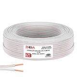 Emba Elektrik Ve Hoparlör Kablosu Kordon 50 Metre 2X0.75 - Beyaz
