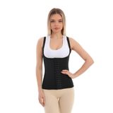 EMBA KORSE Bel Destekleyici Askılı Sıkılaştırıcı Lateks Doğum Sonrası Latex Bel ve Göbek si (SİYAH, 3XL)