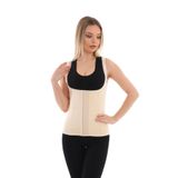 EMBA KORSE Bel Destekleyici Askılı Sıkılaştırıcı Lateks Doğum Sonrası Latex Bel ve Göbek si (TEN RENGİ, 4XL)