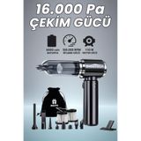 Embatech 16.000 Pa Güçlü Vakumlu ve Üflemeli Ev Ofis Araç Süpürgesi Güçlü El Süpürgesi Şarjlı Çok Fonksiyonlu