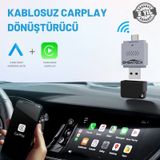 Embatech Araç Içi 2in1 Android Ve Apple Cihazlar Için Kablosuz Android Auto Ve Carplay Adaptörü Emt-004 Diğer