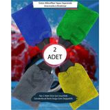 Embays | 2 Adet | Oto Eldiven, Pasta Cila Eldiveni, Oto Kurulama Eldiveni, Mikrofiber Çizmez Eldiven - Gri