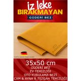 embays collection 35x50 Taba Renk Sihirli İz Bırakmaz Güderi Bez, Ev Temizlik Bezi, Mikrofiber Bez, Leke Bırakmaz Bez