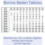 Embays Collection Pike Bornoz , Sabahlık Bornoz , Waffle Pike Bornoz ,unisex Pike Bornoz ,hamam Sauna Bornoz - XL - Fuşya