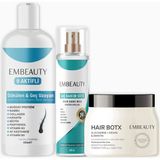 Embeauty 3’lü Saç Bakım Seti Aşırı Yıpranmış Saçlar İçin Dökülme Karşıtı Vitaminli Etki