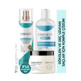 Embeauty 3’lü Saç Bakım Seti Dökülme Karşıtı ve Aşırı Yıpranmış Saçlara Özel