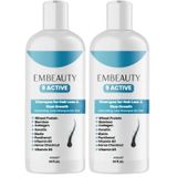 Embeauty Kolajen Ve Keratin Saç Dökülmesine Karşı Hızlı Sac Uzatan Dolgunlaştırıcı Onarıcı Besleyici Şampuan (2 paketi)