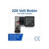 EMC 1/4 AC220V Valf bobini Ø9mm - AC220v bobin - Pnömatik valf bobini - 220 volt solenoid valf bobini