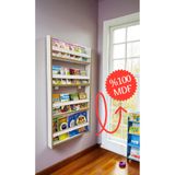 Emdief Home Natural 4 Raflı Kitaplık - Çocuk Odası Için Keşfet & Öğren Kitaplığı - 4 Raflı Montessori Kitaplık