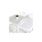 Emek 80X80 Şeffaf Pvc Masa Örtüsü 1,7 Mm Masa Koruyucu Saydam Renk Masa Sehpa Için Kolay Temizlik