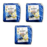 Emek Çadır Kumaşı Branda Tente Uv Güneşlik Gölgelik Koruma Yağmur Su Geçirmez - 2x5 Metre - 3 Paket Mavi