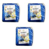 Emek Çadır Kumaşı Branda Tente Uv Güneşlik Gölgelik Koruma Yağmur Su Geçirmez - 3x5 Metre - 3 Paket Mavi