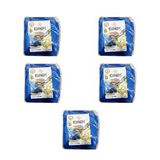 Emek Çadır Kumaşı Branda Tente Uv Güneşlik Gölgelik Koruma Yağmur Su Geçirmez - 3x5 Metre - 5 Paket Mavi