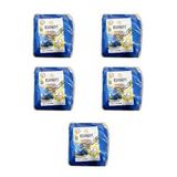 Emek Çadır Kumaşı Branda Tente Uv Güneşlik Gölgelik Koruma Yağmur Su Geçirmez - 4x7 Metre - 5 Paket Mavi