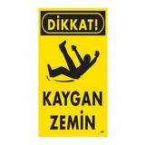 Emek İkaz Levhaları Dikkat Kaygan Zemin Uyarı/ikaz Levhası EMEK402