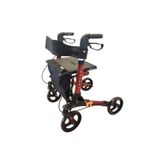 Emek Ithal Kırmızı Tekerlekli Luks Rolator Tekerlekli Walker Yurutec Rollator Garantili