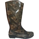 Emek Kadın Bej Desenli 35 cm Uzun Bahçe Yağmur Çizmesi EMKK309-210 - Bej-7486
