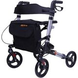 Emek Sağlık Wipperman marka Alüminyum Lüks Rollator Yürüteç Gri - 80 cm