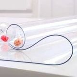 Emek Şeffaf Pvc Masa Örtüsü 1,7 Mm Masa Koruyucu Saydam Renk Masa Sehpa Için Kolay Temizlik 80X200