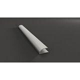 Emek Yapı Alüminyum Oval U 8mm Parke Bitim Profili Çıtası Gri 90 Cm