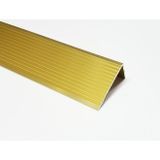 Emek Yapı L Model Metal Merdiven Basamak Profili Çıtası Köşebent Bitim Profil Altın Gold Rengi 4cm*2cm*90cm