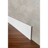 Emek Yapı Laminant Parke Düz Model Süpürgelik 8cm Lake Beyaz F501 25mt 10 Adet